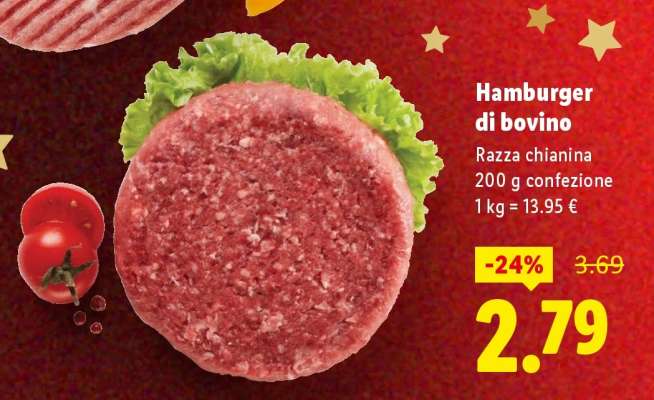 Hamburger di bovino