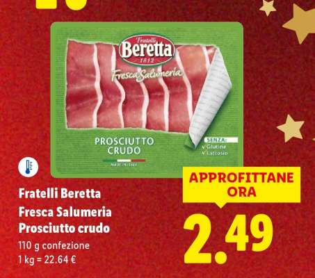 FRATELLI BERETTA FRESCA SALUMERIA PROSCIUTTO CRUDO
