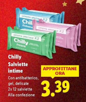 CHILLY Salviette Intime