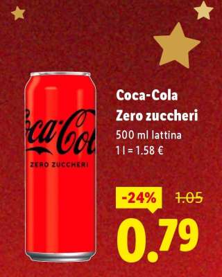 Coca-Cola Zero zuccheri
