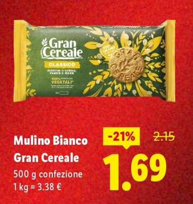 MULINO BIANCO GRAN CEREALE