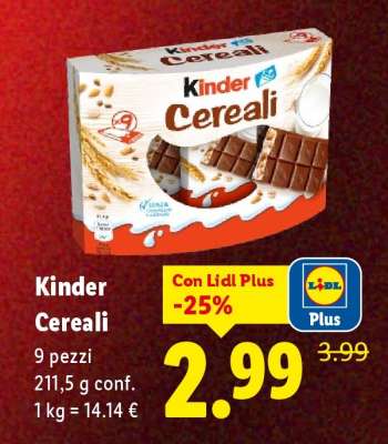 KINDER CEREALI