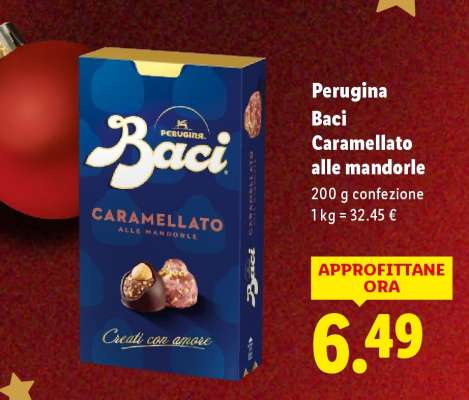 Perugina Baci Caramellato alle mandorle