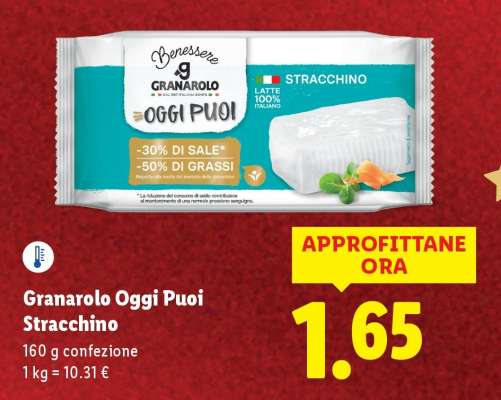 GRANAROLO OGGI PUOI Stracchino