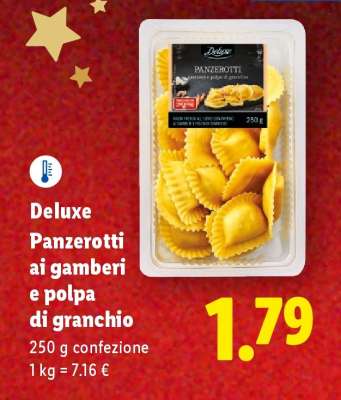 Deluxe Panzerotti ai gamberi e polpa di granchio