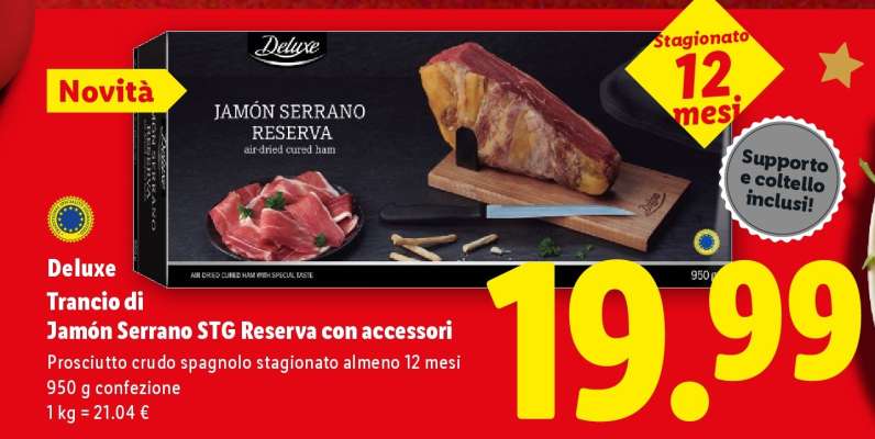Deluxe Trancio di Jamón Serrano STG Reserva con accessori