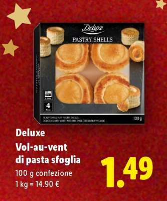 Deluxe Vol-au-vent di pasta sfoglia