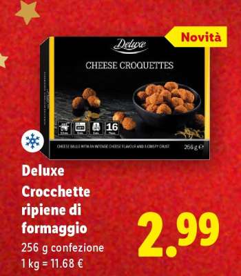 Deluxe Crocchette ripiene di formaggio