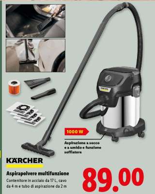 Kärcher Aspirapolvere multifunzione