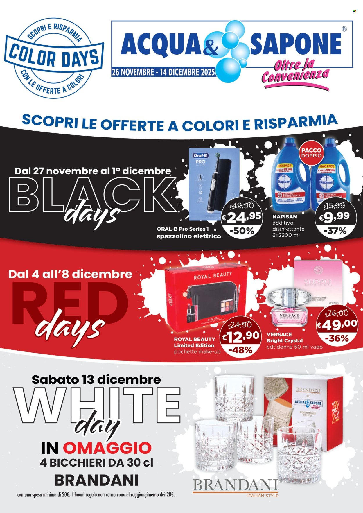 Volantino Acqua & Sapone - 26/11/2025 - 14/12/2025. Pagina 1