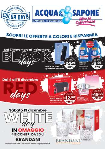 Volantino Acqua & Sapone - 26/11/2025 - 14/12/2025.