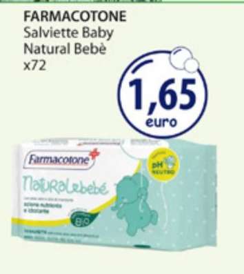 FARMACOTONE Salviette Baby Natural Bebè x72