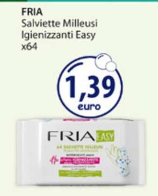 FRIA Salviette Milleusi Igienizzanti Easy x64
