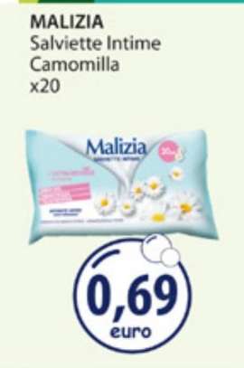 MALIZIA Salviette Intime Camomilla x20