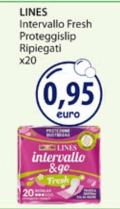 LINES Intervallo Fresh Proteggislip Ripiegati x20