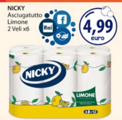 NICKY Asciugatutto Limone