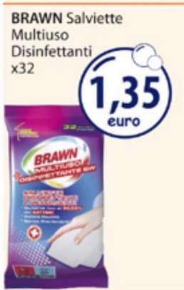 BRAWN Salviette Multiuso Disinfettanti x32