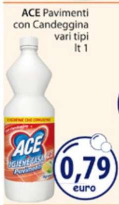 ACE Pavimenti con Candeggina