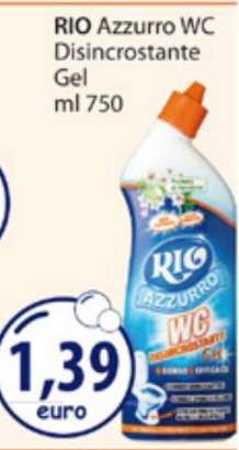 RIO Azzurro WC Disincrostante Gel