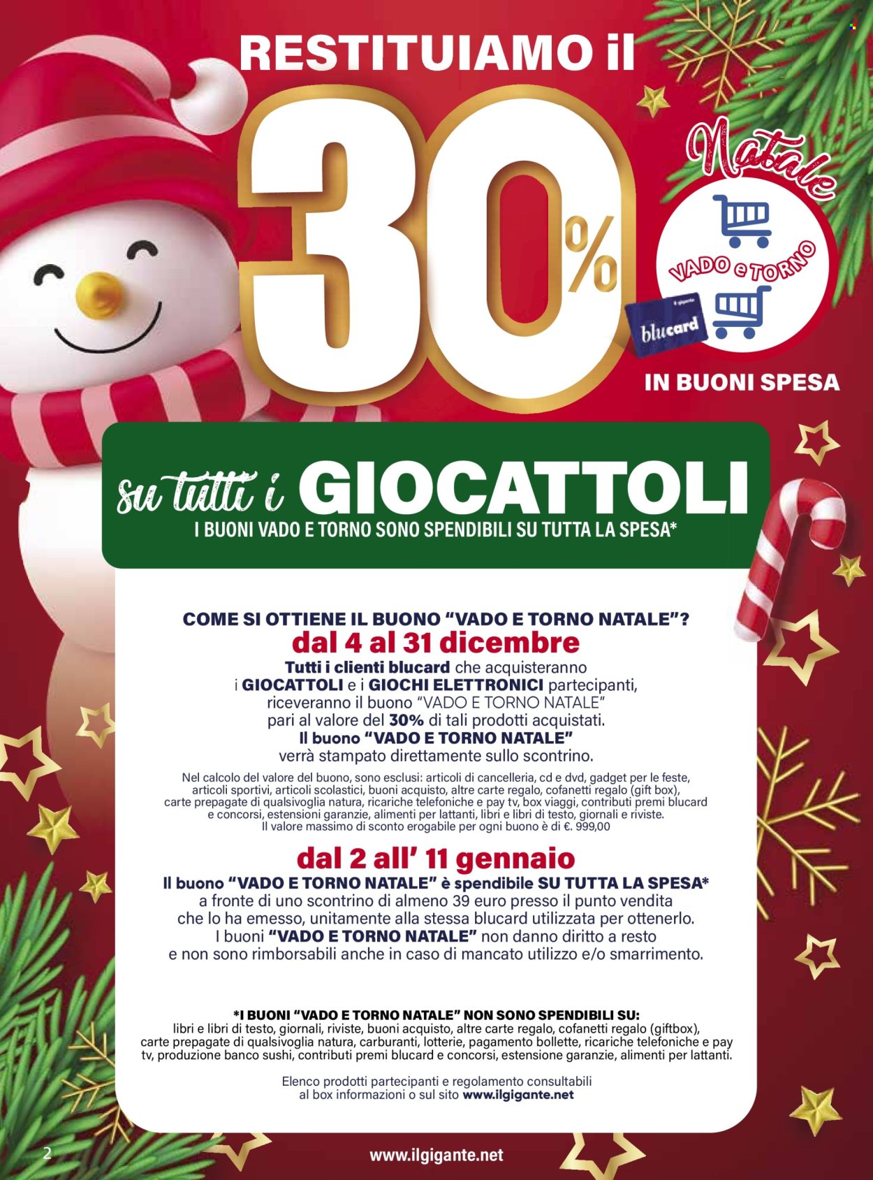 Volantino Il Gigante - 4/12/2025 - 31/12/2025. Pagina 2