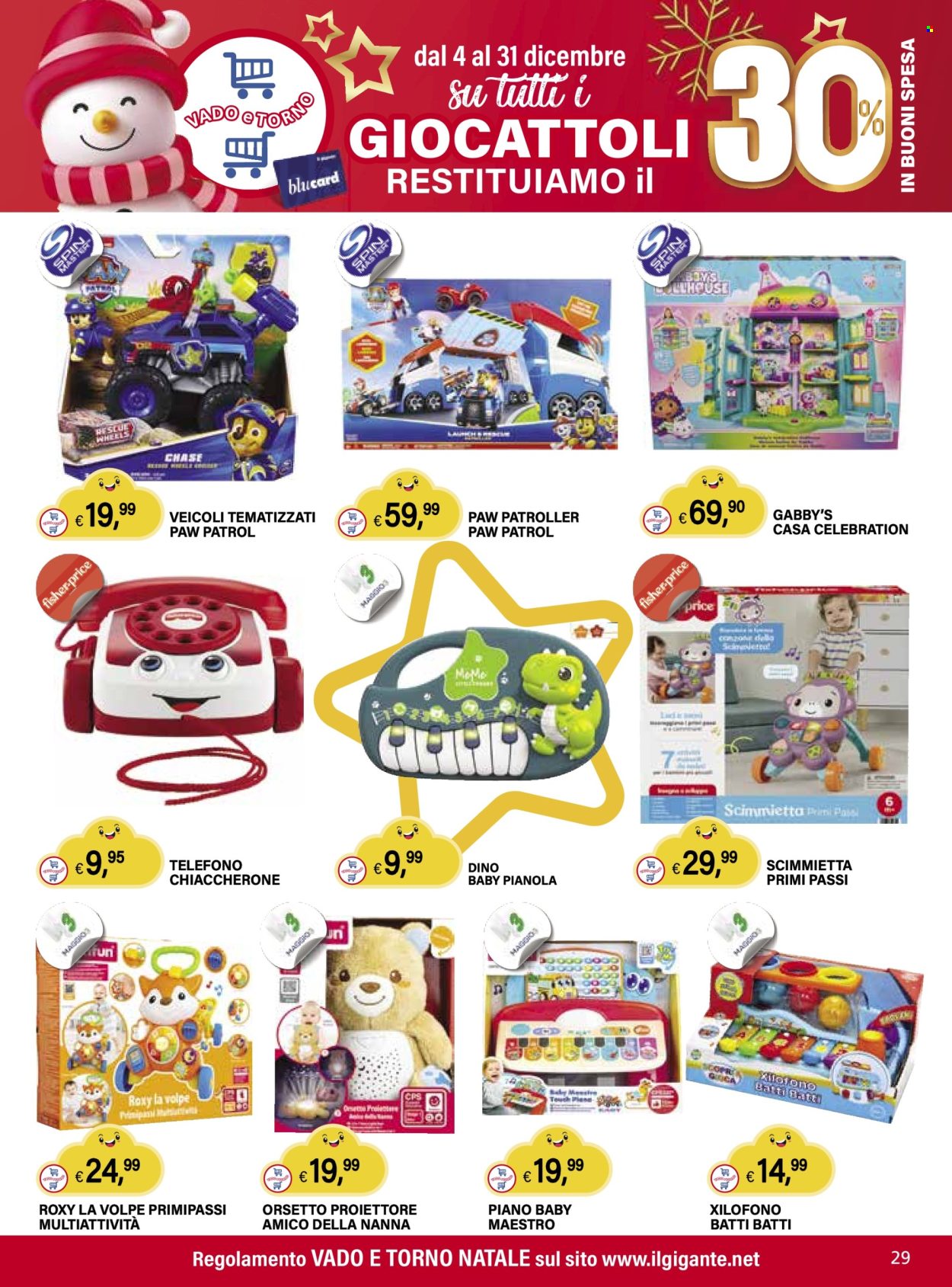 Volantino Il Gigante - 4/12/2025 - 31/12/2025. Pagina 29