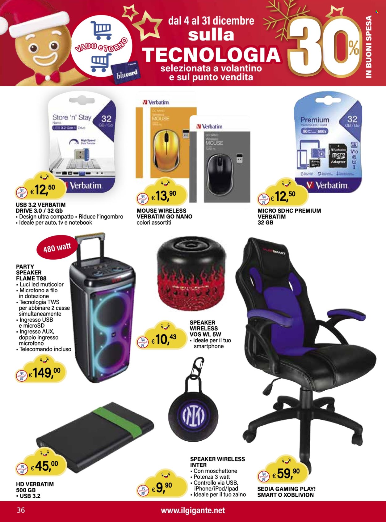 Volantino Il Gigante - 4/12/2025 - 31/12/2025. Pagina 36