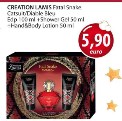 CREATION LAMIS Fatal Snake Catsuit/Diable Bleu