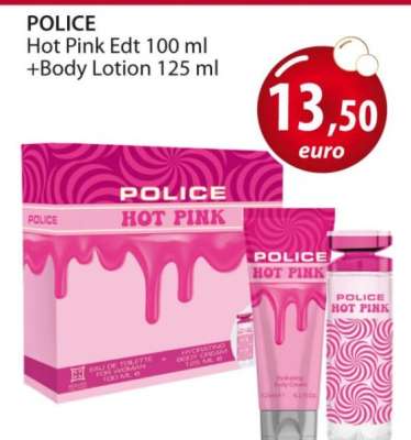 POLICE Hot Pink Edt 100 ml +Body Lotion 125 ml