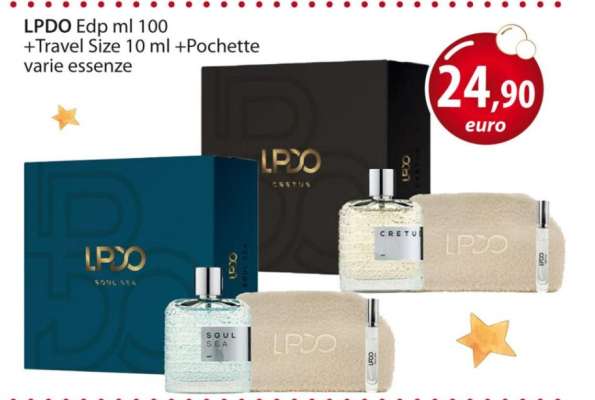 LPDO Edp ml 100 + Travel Size 10 ml + Pochette varie essenze