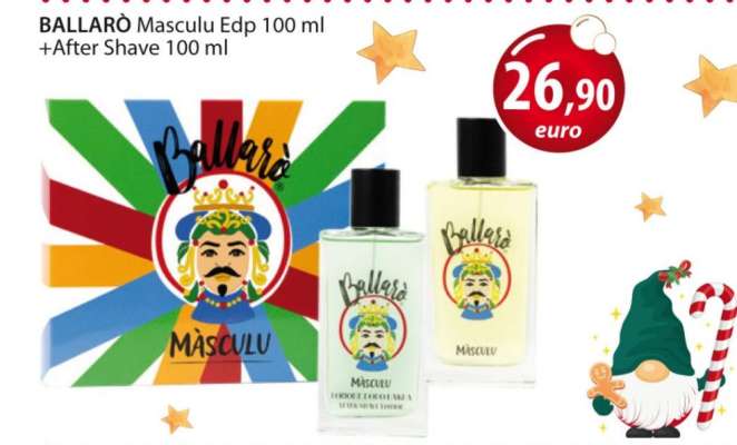 BALLARÒ Masculu Edp 100 ml + After Shave 100 ml
