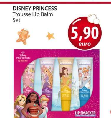 DISNEY PRINCESS Trousse Lip Balm Set