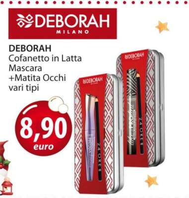 DEBORAH Cofanetto in Latta Mascara +Matita Occhi vari tipi