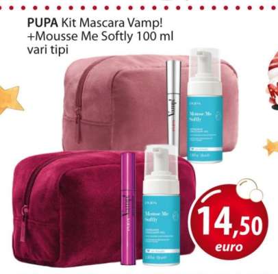 PUPA Kit Mascara Vamp! + Mousse Me Softly 100 ml
