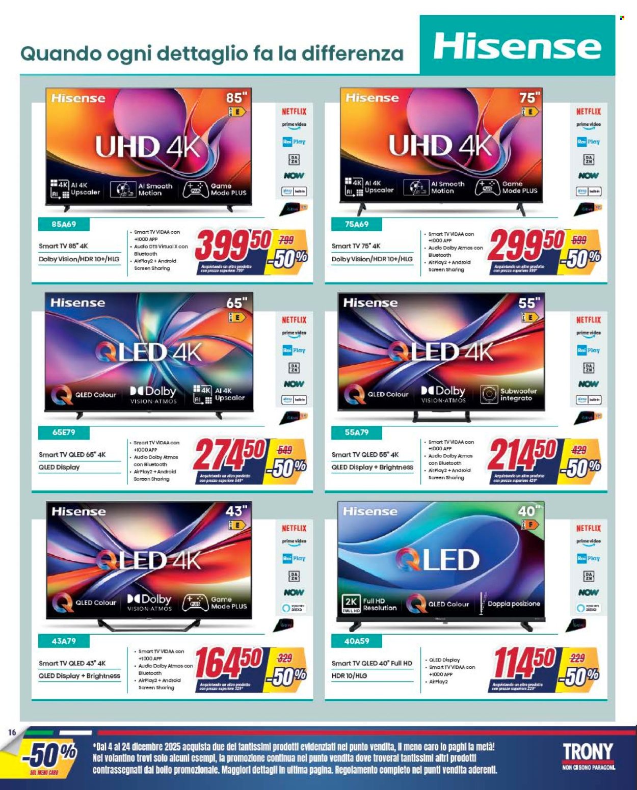 Volantino Trony - 4/12/2025 - 24/12/2025. Pagina 16