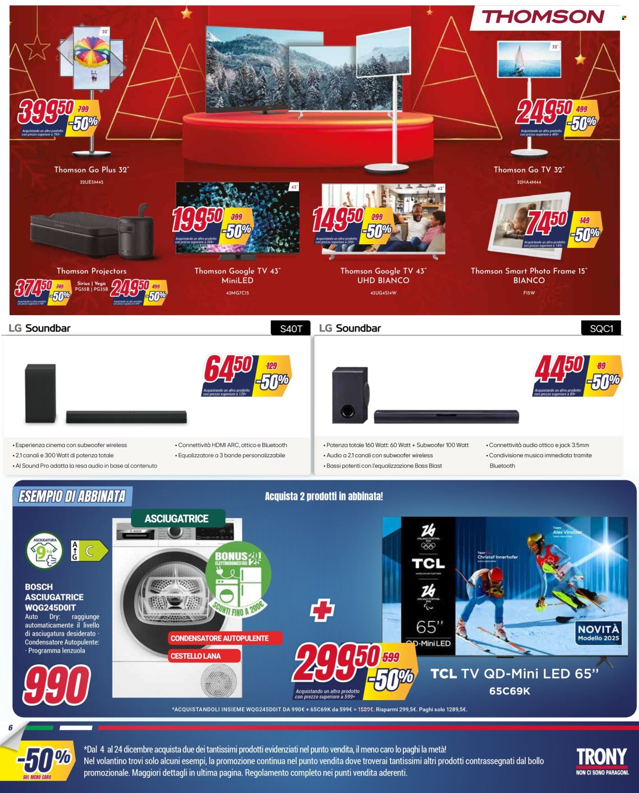 Volantino Trony - 4/12/2025 - 24/12/2025. Pagina 6