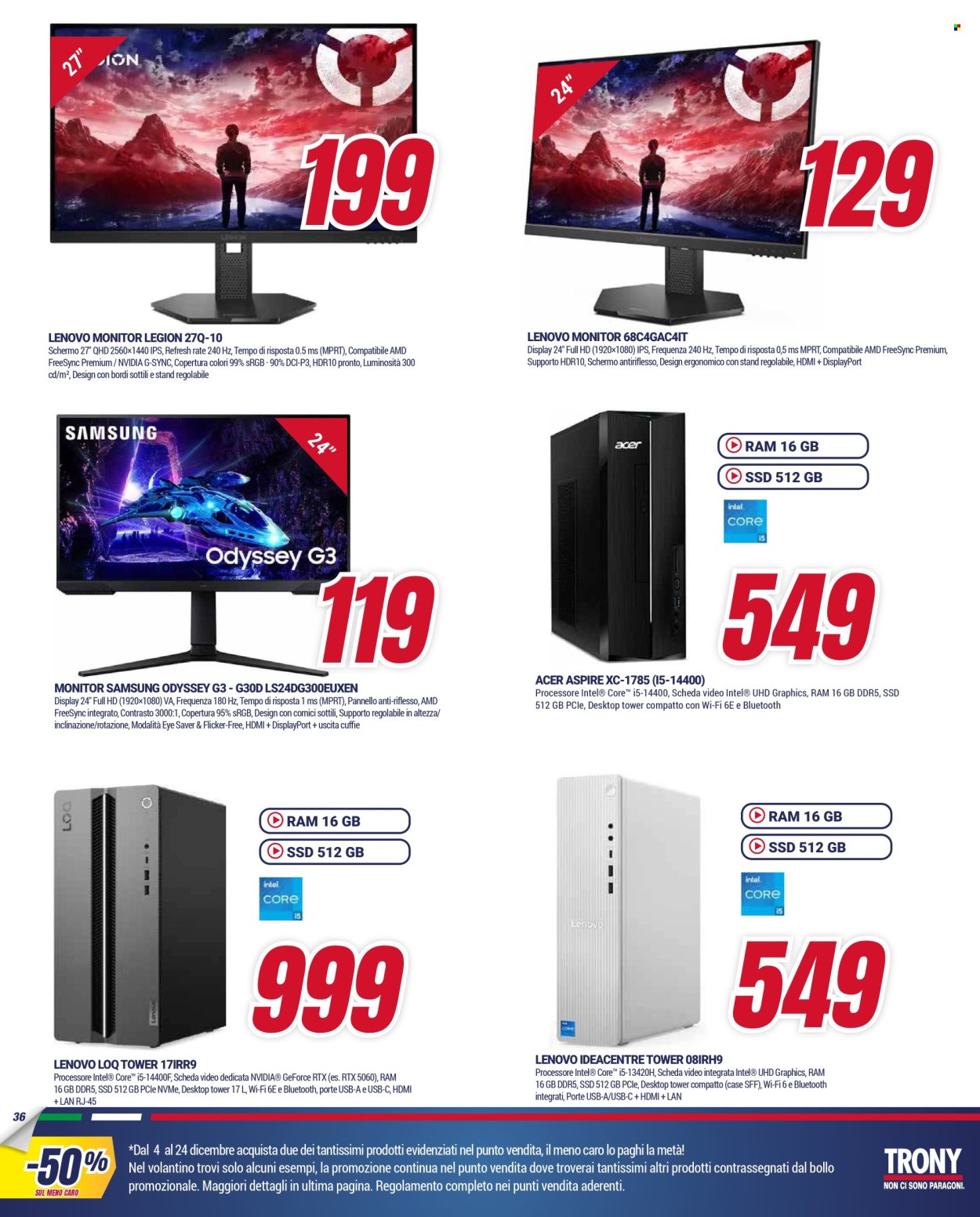 Volantino Trony - 4/12/2025 - 24/12/2025. Pagina 36