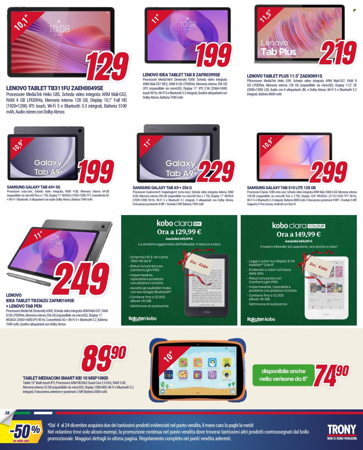 Volantino Trony - 4/12/2025 - 24/12/2025. Pagina 38