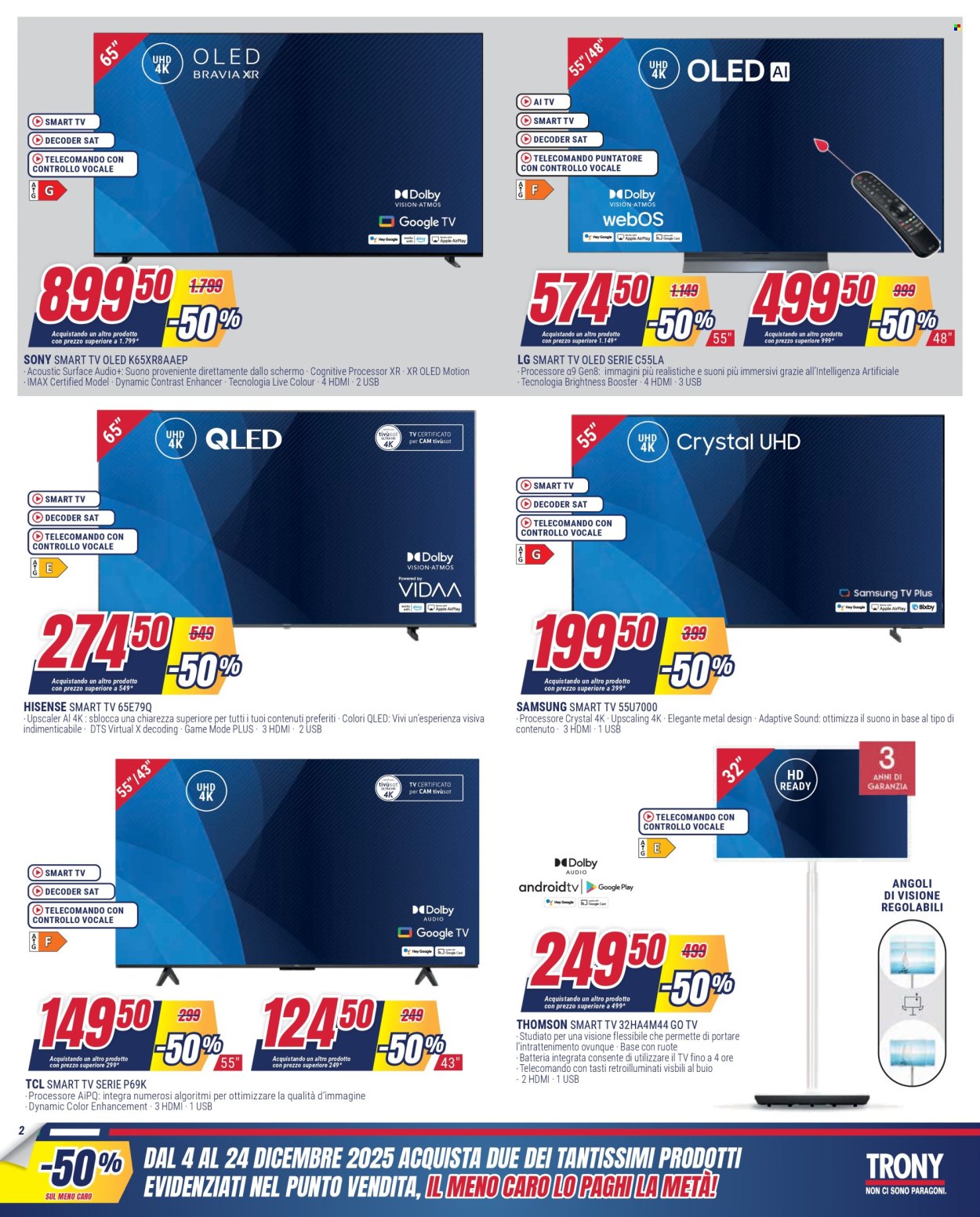 Volantino Trony - 4/12/2025 - 24/12/2025. Pagina 2