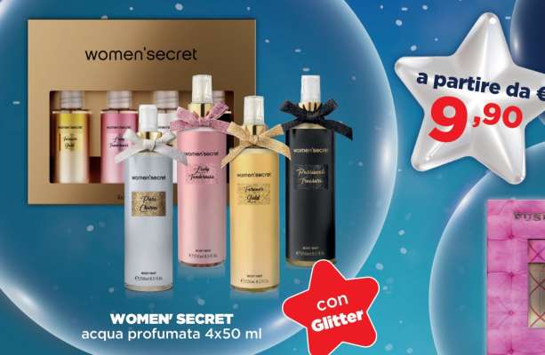 WOMEN' SECRET acqua profumata 4x50 ml