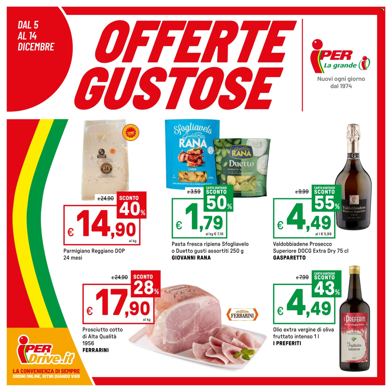 Volantino Iper, La grande i - 5/12/2025 - 14/12/2025. Pagina 1