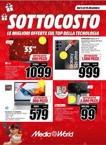 Volantino MediaWorld - 5/12/2025 - 14/12/2025.
