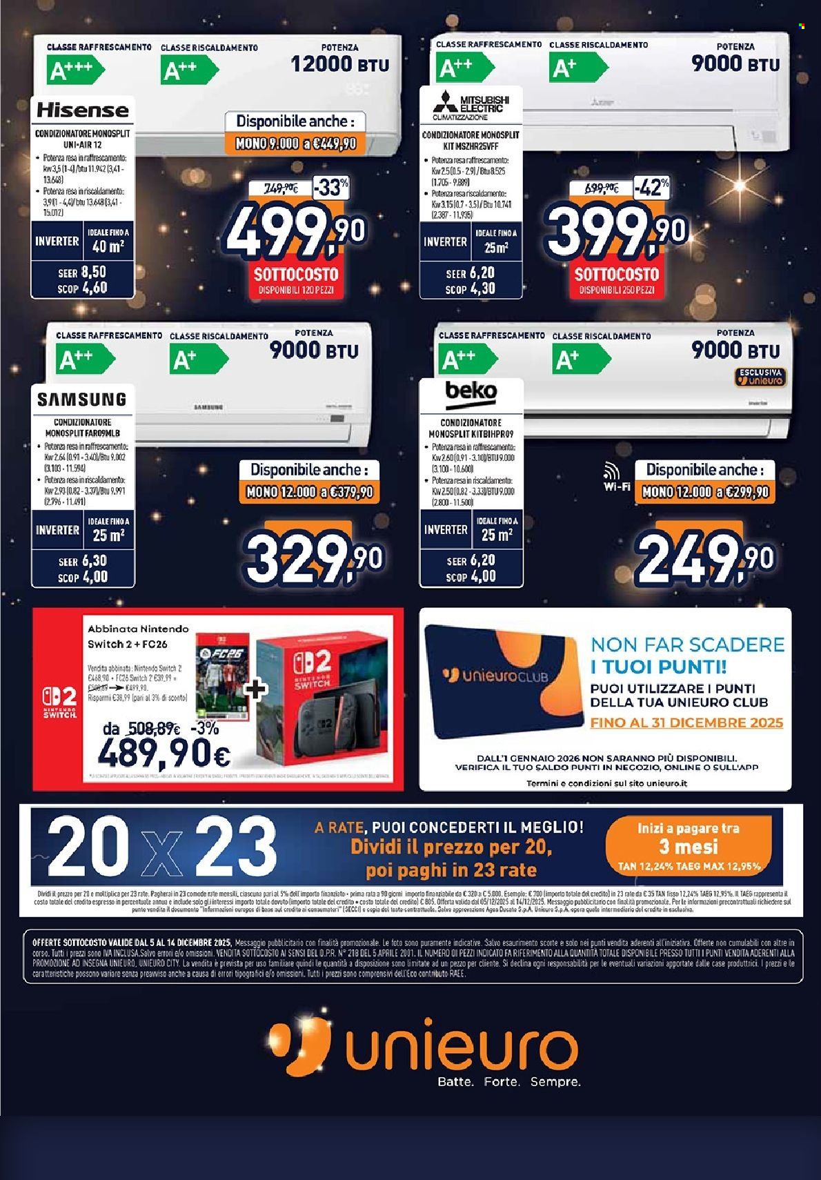 Volantino Unieuro - 5/12/2025 - 14/12/2025. Pagina 25