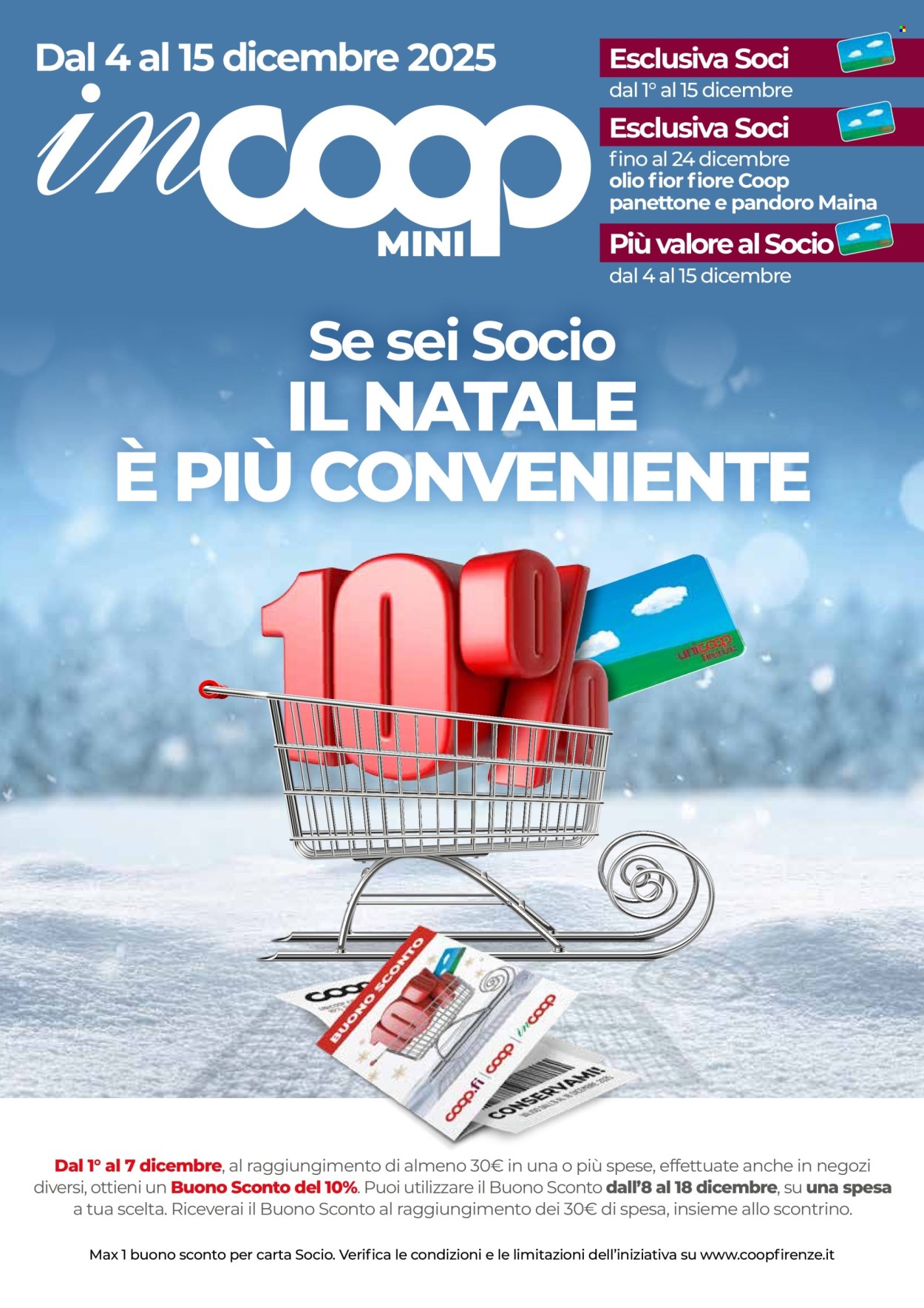 Volantino Coop - 4/12/2025 - 15/12/2025. Pagina 1