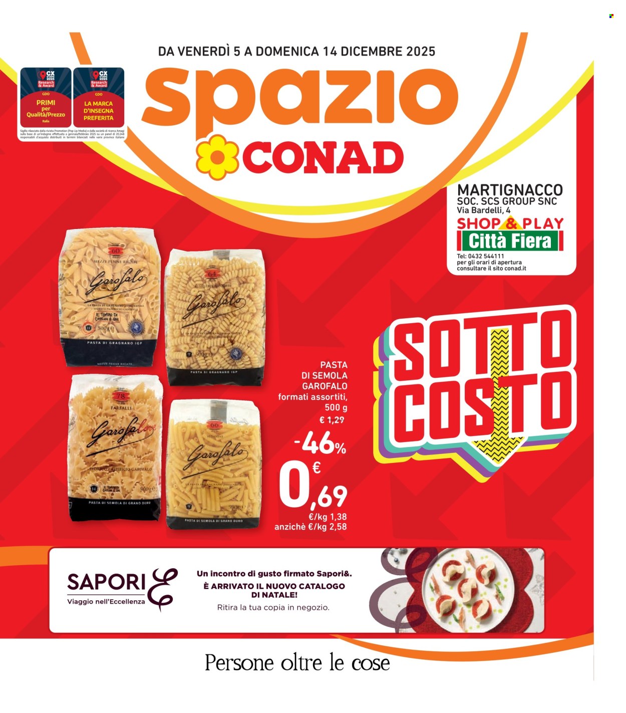 Volantino Spazio Conad - 5/12/2025 - 14/12/2025. Pagina 1