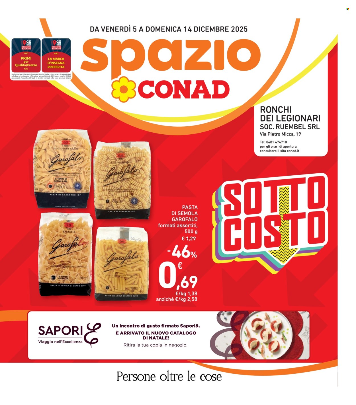 Volantino Spazio Conad - 5/12/2025 - 14/12/2025. Pagina 1