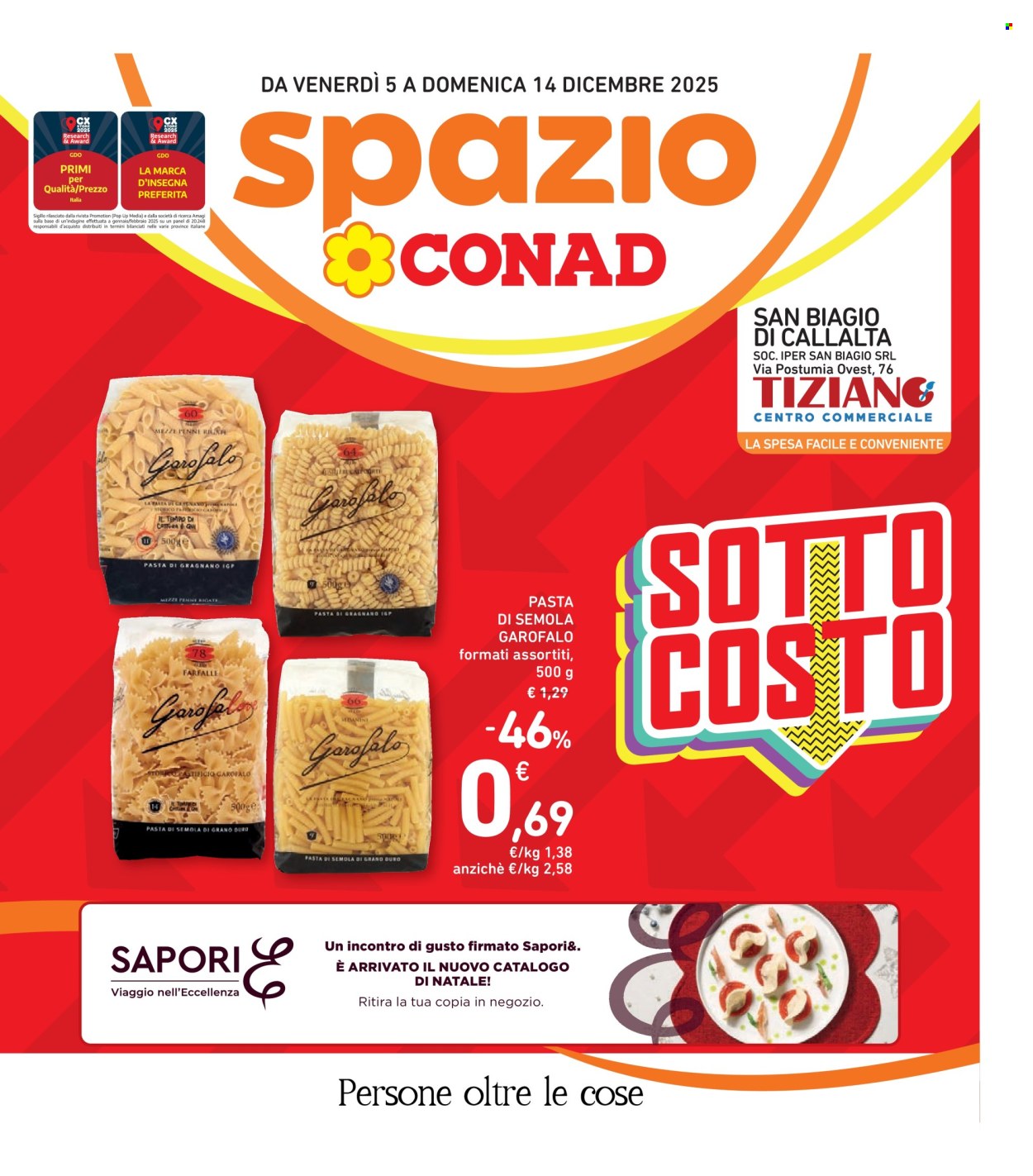 Volantino Spazio Conad - 5/12/2025 - 14/12/2025. Pagina 1