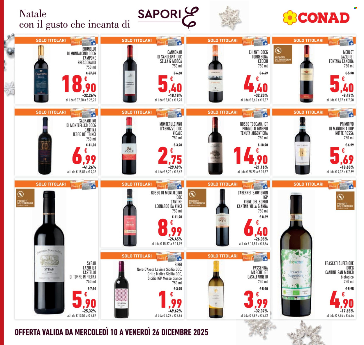Volantino Conad - 10/12/2025 - 26/12/2025. Pagina 6