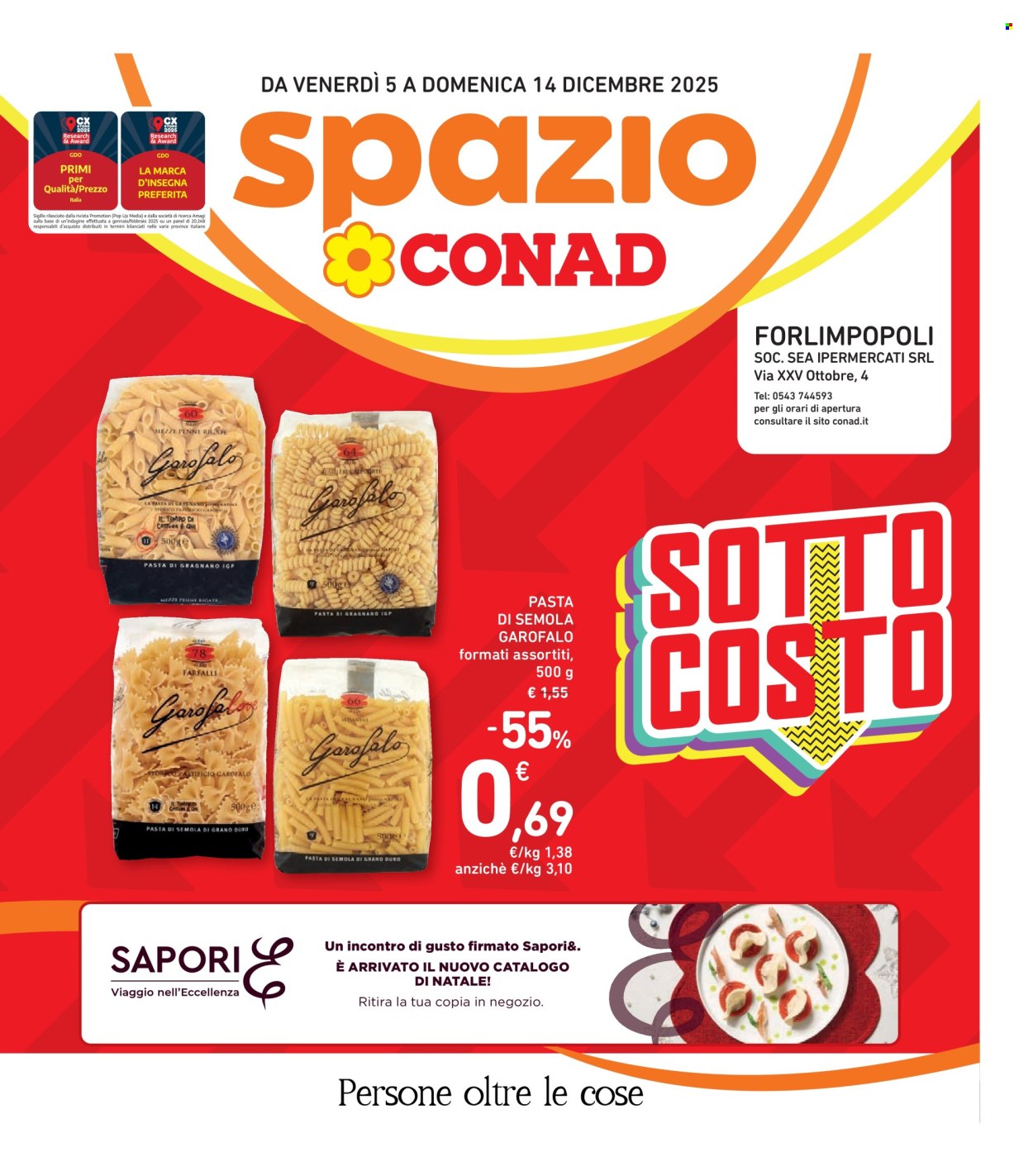 Volantino Spazio Conad - 5/12/2025 - 14/12/2025. Pagina 1