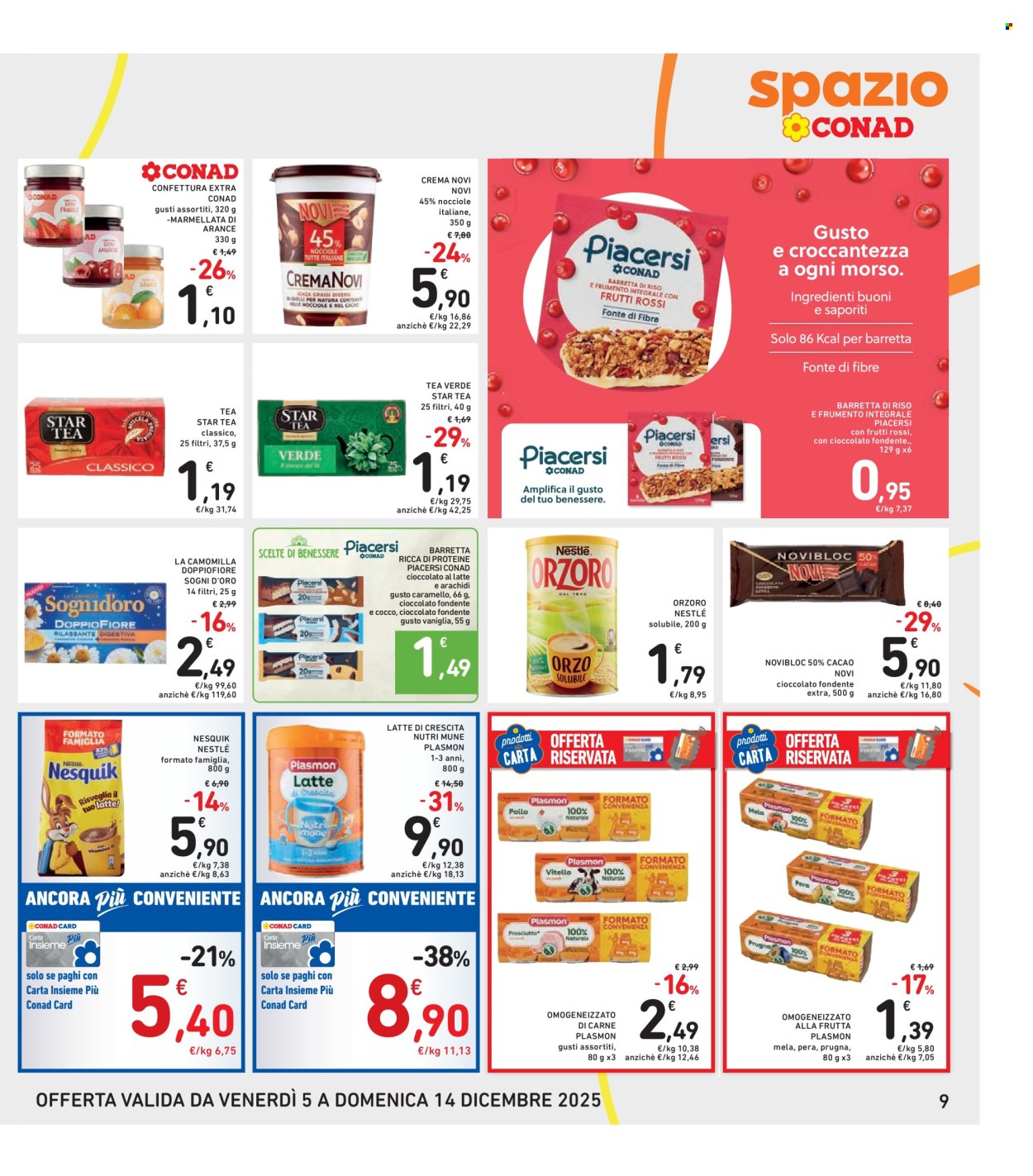 Volantino Spazio Conad - 5/12/2025 - 14/12/2025. Pagina 9