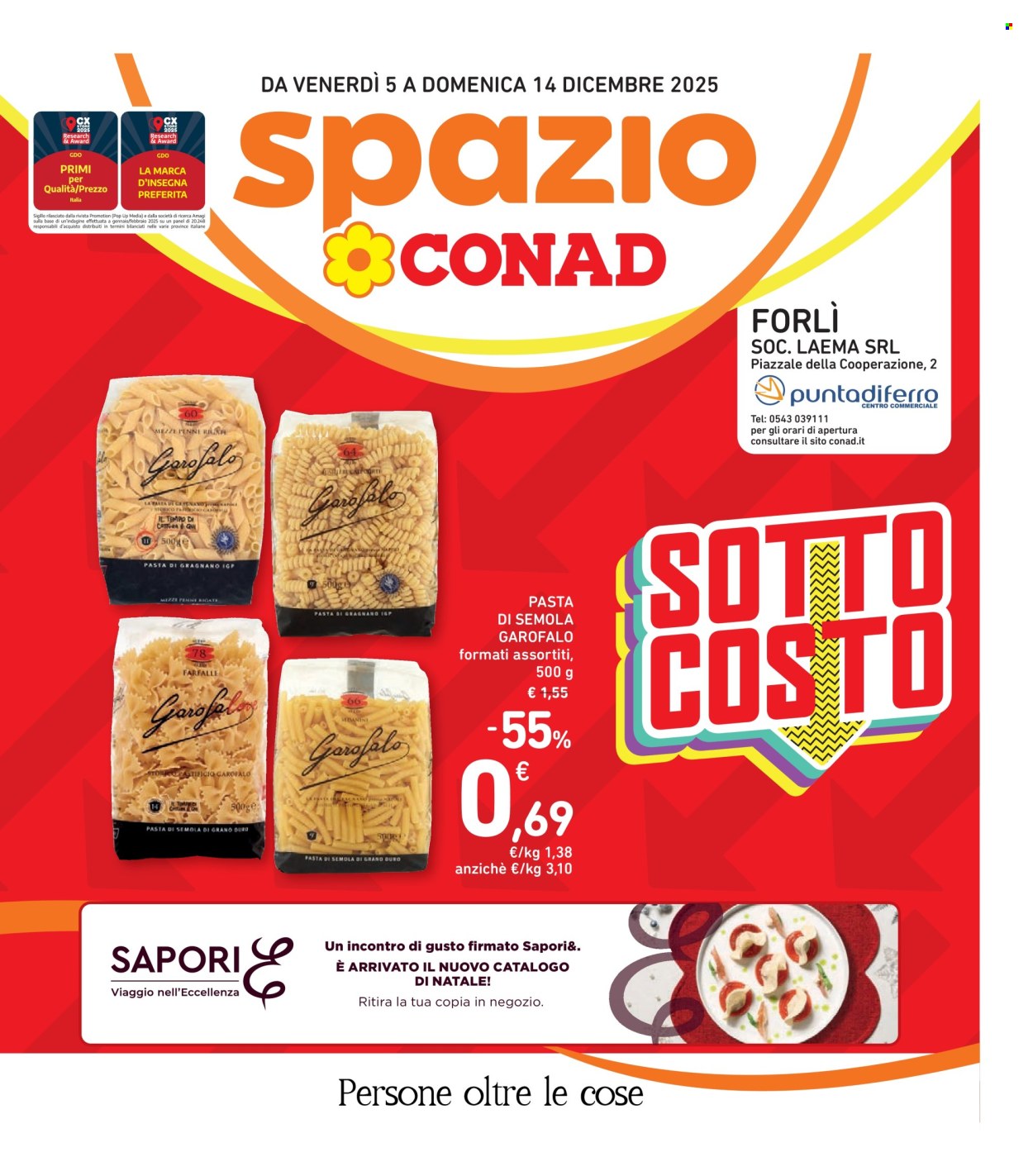Volantino Spazio Conad - 5/12/2025 - 14/12/2025. Pagina 1